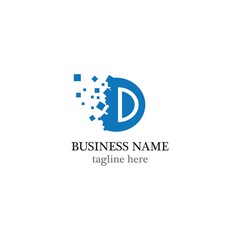 D Letter logo business
