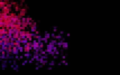 Dark Purple vector cover in polygonal style.