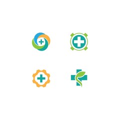 Medical cross vector icon