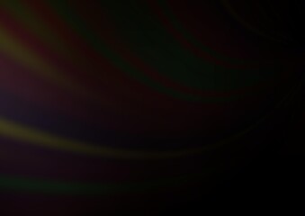 Dark Black vector abstract blurred pattern.
