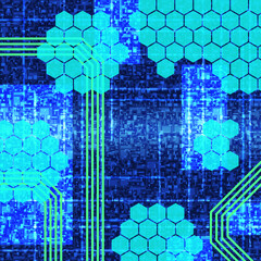 背景素材　ネットワーク・情報通信のイメージ（1_3）