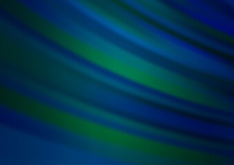 Fototapeta premium Dark BLUE vector pattern with narrow lines.