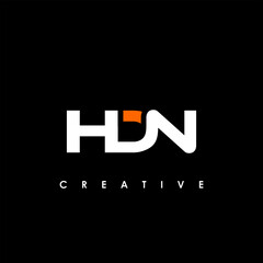 HDN Letter Initial Logo Design Template Vector Illustration