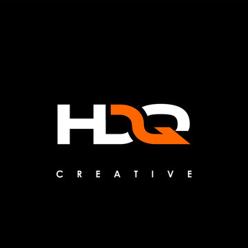 HDQ Letter Initial Logo Design Template Vector Illustration