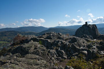 Roche de Boslimpré in den Vogesen
