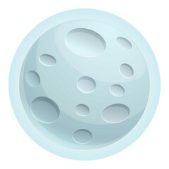 Moonlight icon. Cartoon of moonlight vector icon for web design isolated on white background