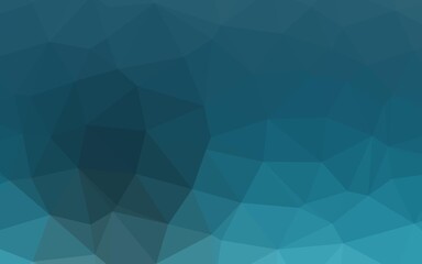 Obraz premium Light BLUE vector polygonal pattern.