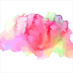 vector watercolor hand painted.