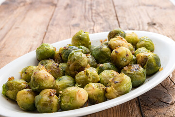 brussels sprouts close up view