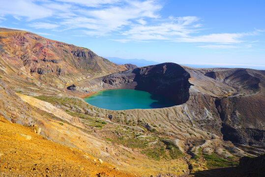 Crater lake at Zao National Park, Miyagi Pref., Japan