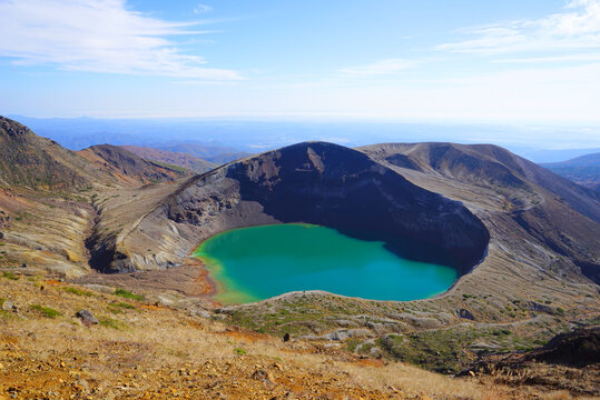 Crater lake at Zao National Park, Miyagi Pref., Japan