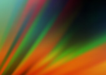 Dark Multicolor, Rainbow vector template with repeated sticks.