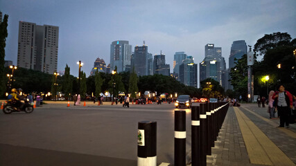 Traffic at night