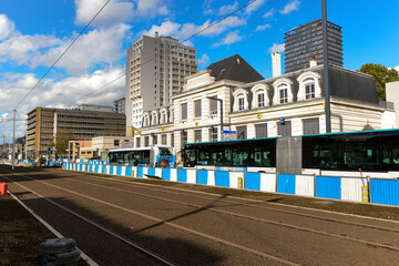 La poste, Travaux, Tram, Choisy le Roi, 94, Val de Marne