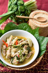 Northern Thai food (Kaeng Khae), local and cultural food that is unique of Thailand