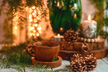 christmas drink background