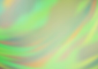 Light Green vector blurred bright template.