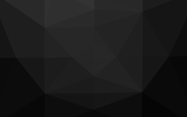 Obraz premium Dark Silver, Gray vector abstract polygonal texture.