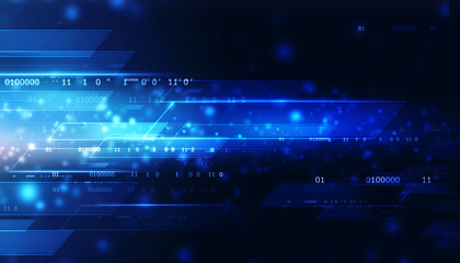 Abstract speed technology concept, Digital technology background, Hi-tech communication concept, futuristic digital innovation background