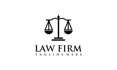 Vector logo template Law Firm