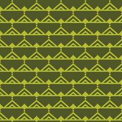 Vector seamless pattern texture background with geometric shapes, colored, green colors.