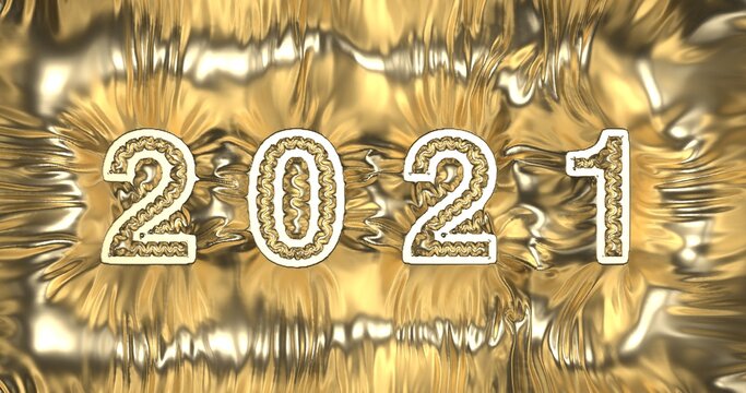 Digital Generated Art Composition 2021