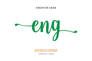 ENG lettering logo is simple, easy to understand and authoritative