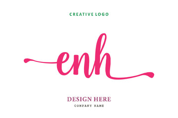 ENHA lettering logo is simple, easy to understand and authoritative
