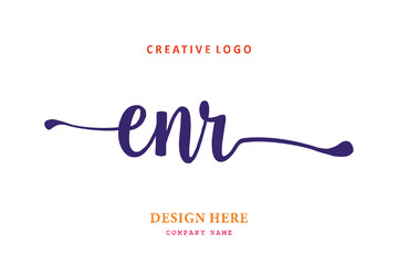 ENR lettering logo is simple, easy to understand and authoritative