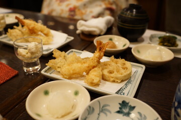 tempura prawns