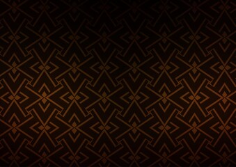 Dark Yellow, Orange vector template with repeated sticks.