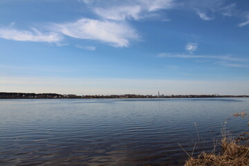 lake and sky