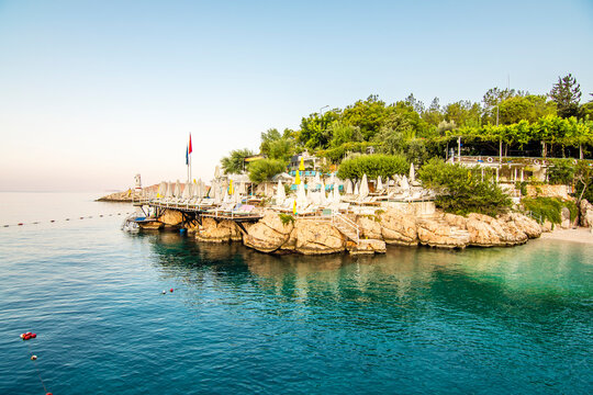 Kucuk Cakil Beach in Kas Town of Turkey.
