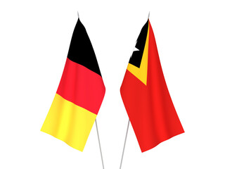 Belgium and East Timor flags