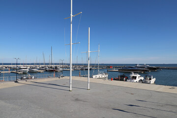 Obraz premium Haven Kakumae Marina in Tallinn, Estonia