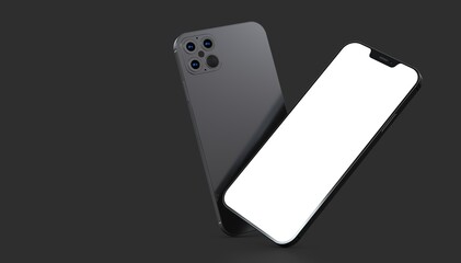 digital smartphone device mobile phone 3d isolated