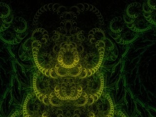 Imaginatory fractal background Image