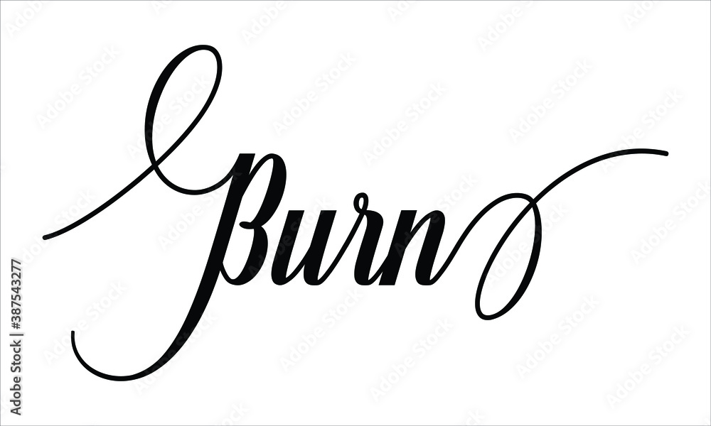 Poster script typography cursive calligraphy black text lettering cursive and phrases isolated on the white