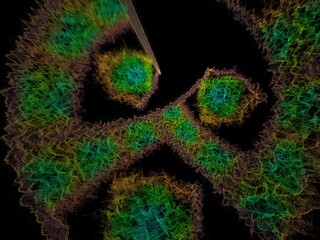 Imaginatory fractal background Image