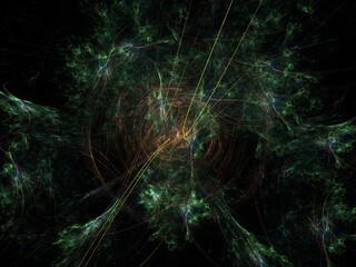 Imaginatory fractal background Image