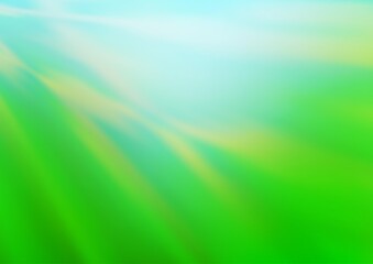 Light Green vector blurred background.
