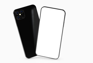 a digital smartphone device mobile phone 3d isolated