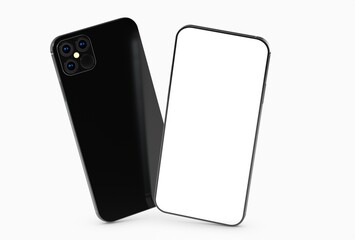 a digital smartphone device mobile phone 3d isolated