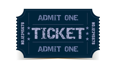 Admit one vintage ticket