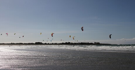 plage de pors carn,pointe de la torche,Plomeur,Bretagne,spot de kitesurf