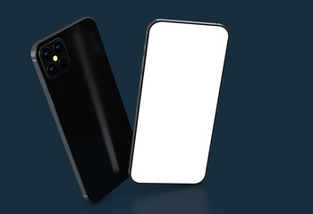 a digital smartphone device mobile phone 3d isolated