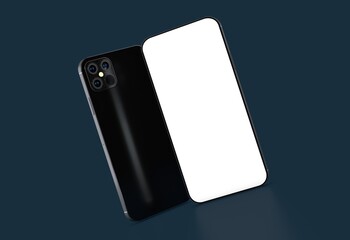 a digital smartphone device mobile phone 3d isolated