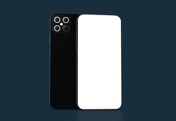 a digital smartphone device mobile phone 3d isolated