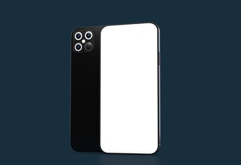 a digital smartphone device mobile phone 3d isolated