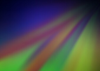 Dark Blue, Green vector blurred background.